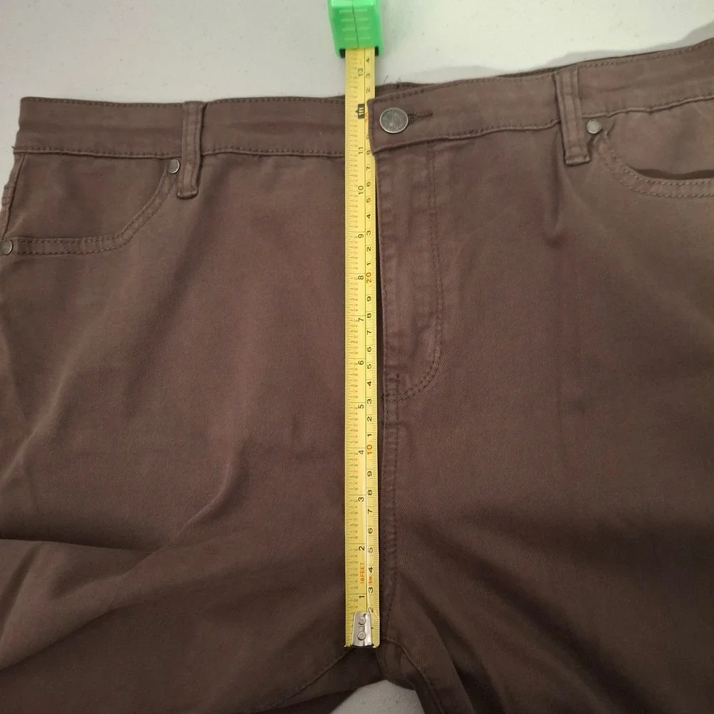 Buffalo David Bitton Womens Brown Skinny Jeans Size 16/36 Tencel‎ Blend